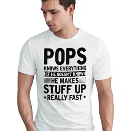 Seekbuylove Funny Pops Typography Printed Cotton Bio Finish T-shirt-picture-10