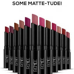 RENEE Very Matte Intense Color Weightless & Long Lasting Lipstick - Cranberry Crush image 3
