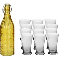 SOMIL Yellow Glass Airtight Can Bottle-picture-17