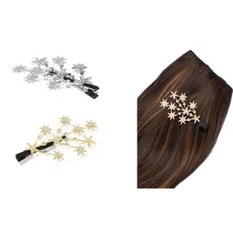 LEKZOW Women Set of 2 Embellished Branches Shape Alligator Hair Clips-picture-15