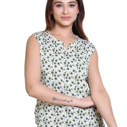 Varenyam Floral Printed Shoulder Straps Regular Top-picture-14
