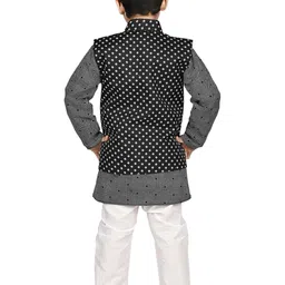 NEW GEN Boys Printed Regular Kurta with Trousers image 3