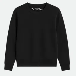 KART BLACK Men Solid Long Sleeves Sweatshirt image 2