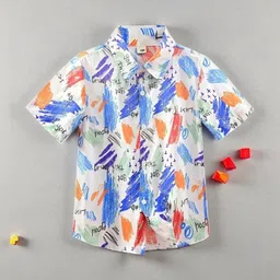 RAVYA TRENDZ Boys Classic Printed Casual Shirt image 5