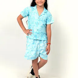 TILISM Girls Printed Shirt with Shorts-image-41