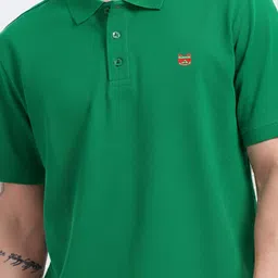 glitchez Polo Collar Short Sleeves Cotton Regular Fit T-shirt image 4