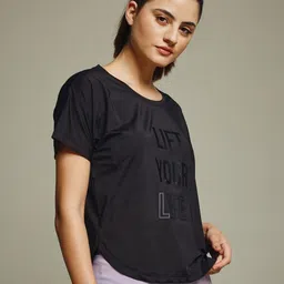 MKH Typography Printed Short Sleeves Round Neck T-shirt image 2