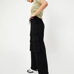 max Women Pure Cotton Cargo TrackPants-image-56
