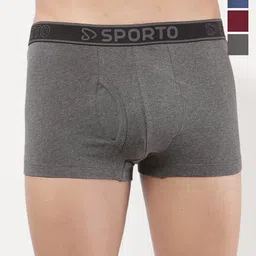 Sporto by Macho Men Pack Of 4 Short Trunks-picture-40