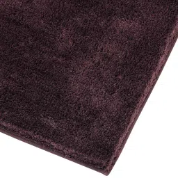 pano Brown Solid MicroFibre 14x10 Inches Antiskid Bath Mats image 4