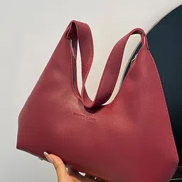 LULU & SKY PU Bucket Handheld Bag with Bow Detail-picture-22