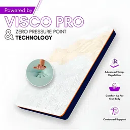 SLEEP SPA White 3-Zone Responsive Cooling Crystal Tech Mattress image 3