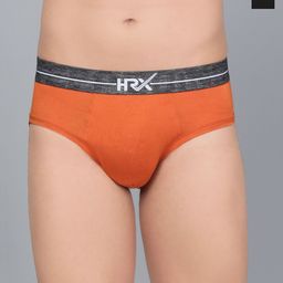 HRX by Hrithik Roshan Pack Of 2 Mid Rise Basic Briefs HRX_BRF_002_OR_BLK_2PC-picture-34