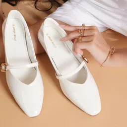 DROP BOLD Women Fashion with Buckles Flats-image-20