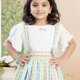 BAESD Checked A-Line Dress image 3