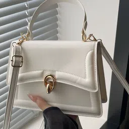 StyleCast PU Structured Handheld Bag image 3