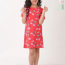 Anthrilo Girls Pack of 3 Printed Nightdress-picture-31