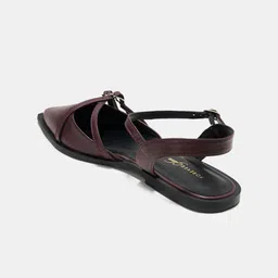 Forever Glam by Pantaloons Women Pointed Toe Mules With Buckles image 5