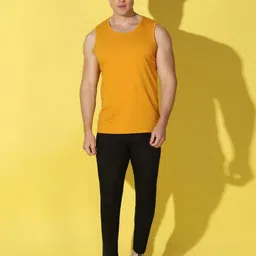 WOOSTRO Men Pack of 2 Typography Printed Round Neck Cotton Slim Fit Sports T-shirts image 3