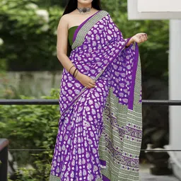 Mitera Paisley Bagru Saree-picture-41
