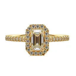 VALANOVA Women 18 Kt 925 Sterling Silver Lab Grown 0.78 CT Diamond Ring 1.46 gm-picture-24