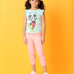 V-Mart Girls Graphic Printed Round Neck Cotton T-Shirt image 2