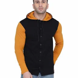 BEYOU FASHION Men Hooded Applique Slim Fit T-shirt-picture-21