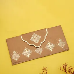 Archies 10 Piece Self Design Mettalic Foil Englossed Shagun Envelope Stationery-picture-25