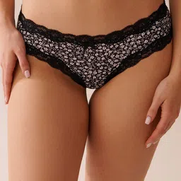 La Vie en Rose Women Printed Low-Rise Bikini Briefs-image-4