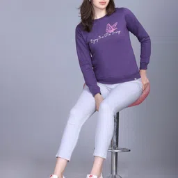 Mast & Harbour Women Printed Sweatshirt-picture-22