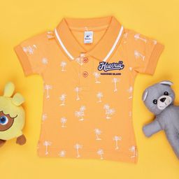 V-Mart Boys Abstract Printed Polo Collar T-shirt-picture-18