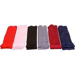 MUKHAKSH Girls Thermal Socks with Thumbs Multi Colors (6 Pairs)-picture-9