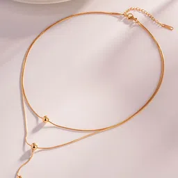 MYKI Rose Gold-Plated Necklace image 1