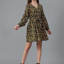 Stylecast X Kotty Women Floral Printed Wrap Dress-picture-28