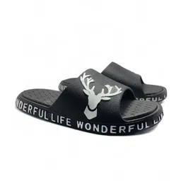 FABBMATE Men Printed Rubber Sliders image 3