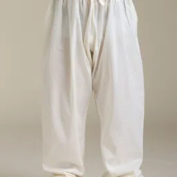 Manyavar Boys Floral Woven Design Thread Work Straight Kurta With Pyjamas image 5