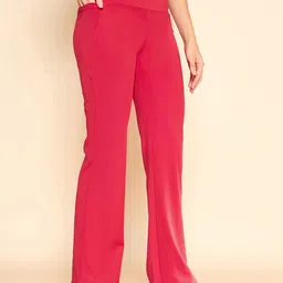 COLOR CAPITAL Pack Of 3 Women High Rise Antimicrobial Flared Gym Tights image 5