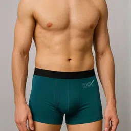 HRX by Hrithik Roshan Men Pack Of 2 Flexible Elastic Waistband Irritation-Free Trunks-picture-21