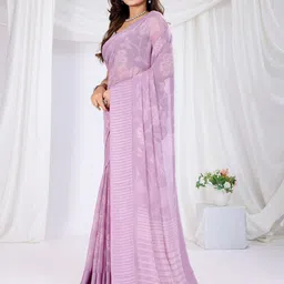 all about you Floral Woven Design Saree image 2