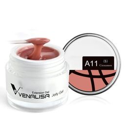 VENALISA UV Sculpture Nail Extension Hard Jelly Builder Gel - 15 ml - Cinnamon- A11 (S)-picture-14