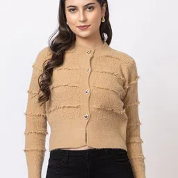 GFO Women Solid Round Neck Sweaters-image-58