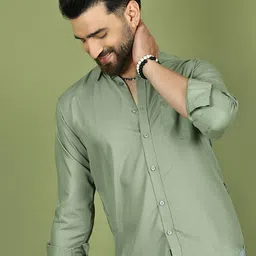 The Roadster Lifestyle Co. Classic Spread Collar Casual Shirt-image-51
