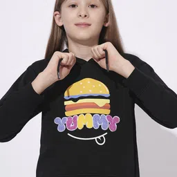 Vero Moda Girls Printed Hooded Sweatshirt-image-22