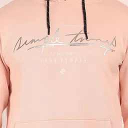 BUNCH OF BAD Men Printed Hooded Sweatshirt image 3