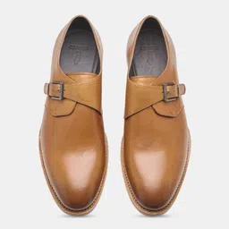 KOZASKO Goodyear Welted Tan Single Monks image 4