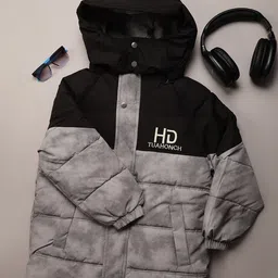 V-Mart Boys Hooded Colourblocked Padded Jacket-picture-21