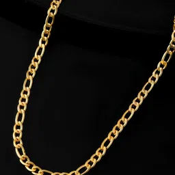 Jewels Nest Men Stainless Steel Gold-Plated Link Chain Minimal Chain-image-63