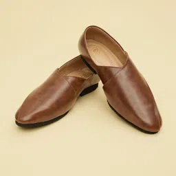 Manyavar Men Textured Loafers image 5