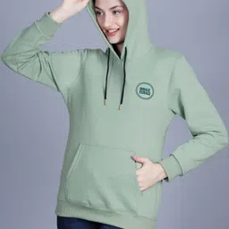 Deefab Women Printed Hooded Sweatshirt-picture-23