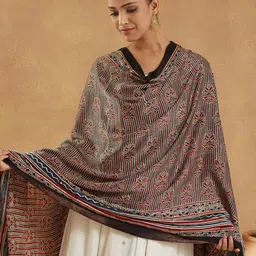 Fabindia Ethnic Motifs Printed Dupatta-picture-26
